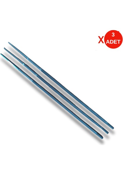 Eğe Iridium 1/8'' (3.2 Mm) | 3 Adet Zincir Bileme Eğesi – Orijinal Italyan Malı