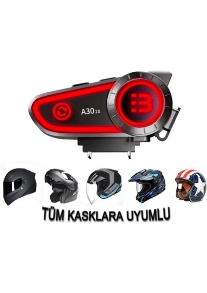A30-2X Rgb Ledli Su Geçirmez Bt5.3 Çift Bağlantı Destekli Intercom