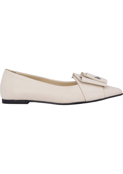 25011 Deri Kadın Babet Ayakkabı