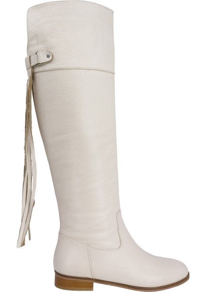 26422 Deri Kadın Çizme