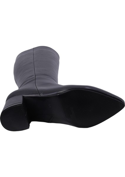 Hobby 260404D Deri Kadın Topuklu Çizme modelleri