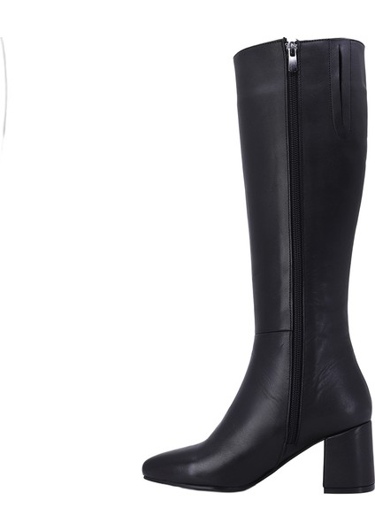 Hobby 260404D Deri Kadın Topuklu Çizme fırsatları