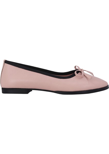 251006D Deri Kadın Babet Ayakkabı