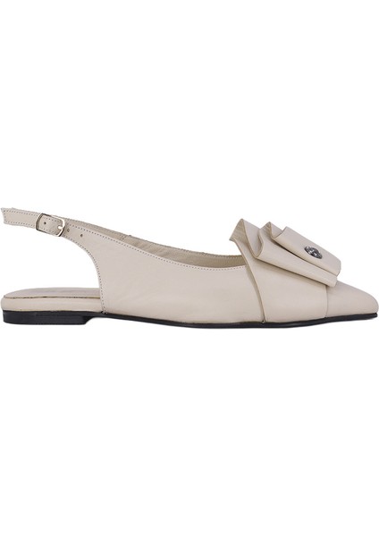 251007D Deri Kadın Babet Ayakkabı