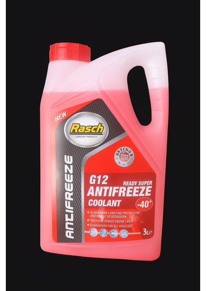 Kırmızı Antifiriz -40 3lt