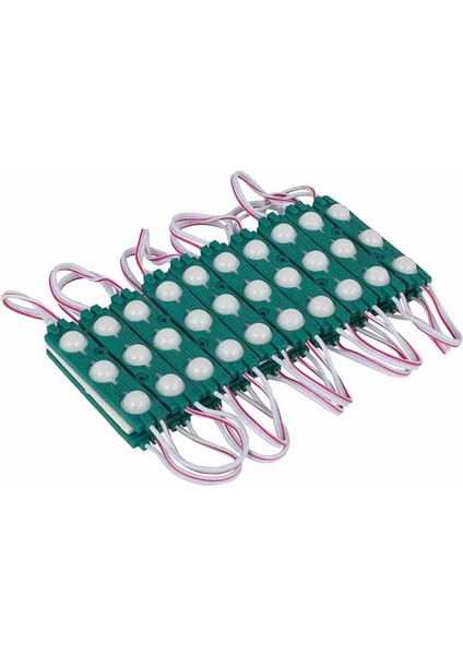 1.5W Yeşil Reklamcı Modül LED Parmak LED Lamba 12 Volt 20 Adet