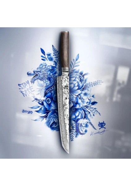 Shun Premier Limitli Tim Malzer Tanto Şef Bıçağı TDM1785 modelleri