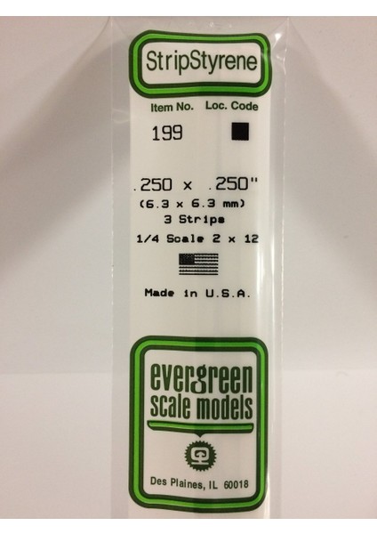 199 6,30*6,30*355 mm Köşeli Çubuk-3 Adet -Beyaz