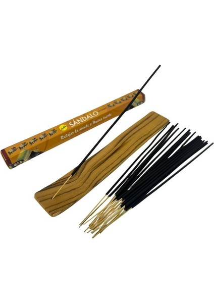 7579 El Yapımı Doğal Ahşap Kayık Tütsü Tahtası - 20'li Tütsü Hediyeli fiyatları