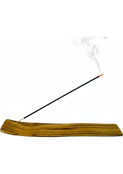 7579 El Yapımı Doğal Ahşap Kayık Tütsü Tahtası - 20'li Tütsü Hediyeli modelleri