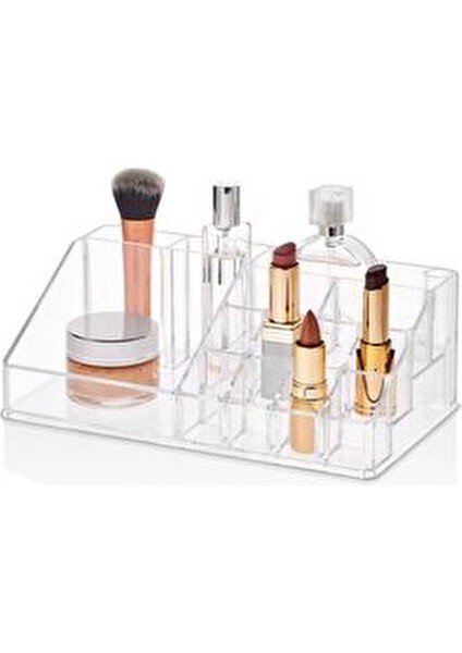 Akrilik Makyaj Düzenleyici Şeffaf Renk 16 Göz ve Aynalı Kullanım Alanı fiyatları