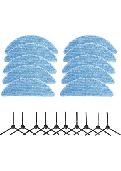 V9 / Pro G9 Robot Süpürge Parçalarının Değiştirilmesi Için 20 Adet Yan Fırça ve Bez (Yurt Dışından) fiyatları