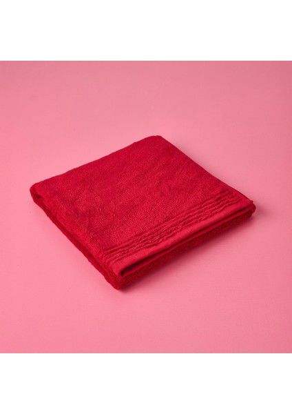 Soft Fly Ayak Havlusu - Kırmızı - 50X70 cm fiyatları