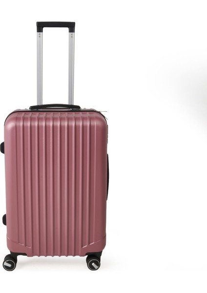 Travel Line Orta Boy Abs Valiz - Gülkurusu - 66X45X26 cm