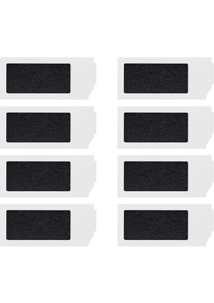 T10 Turbo X1OMNI/TURBO X1S PRO/T10S Pro Için 8 Adet Filtre Yedek Parçası (Yurt Dışından)