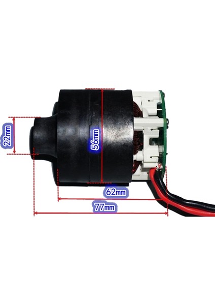 25V 500W 120000 Rpm Üç Fazlı Fırçasız Motorlu Elektrikli Süpürge Yüksek Güçlü Ultra Hızlı Alüminyum Pervaneli Türbin Fan (Yurt Dışından) fırsatları