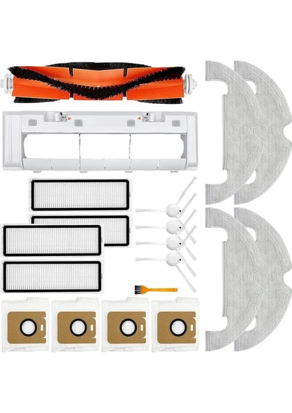 Bot D10 PLUS/RLS3D Ana Fırça Yan Paspas Bezi Filtre Toz Torbası Kapağı Için Yedek Parça (Yurt Dışından)