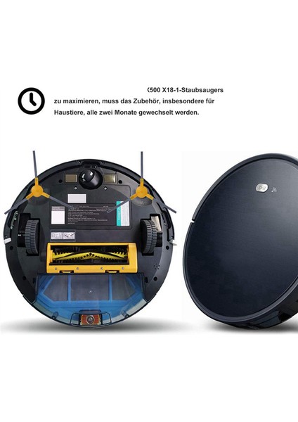 Ikhos Create Netbot S15 X500 X600 Pro Robot Süpürge Yan Fırçası Için 12 Adet (Yurt Dışından) fırsatları