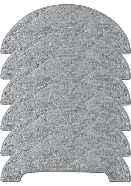 E20 / Trouver Temizleyici Yedek Parça Pedi Için 6 Adet Vakumlu Paspas Bezi (Yurt Dışından)