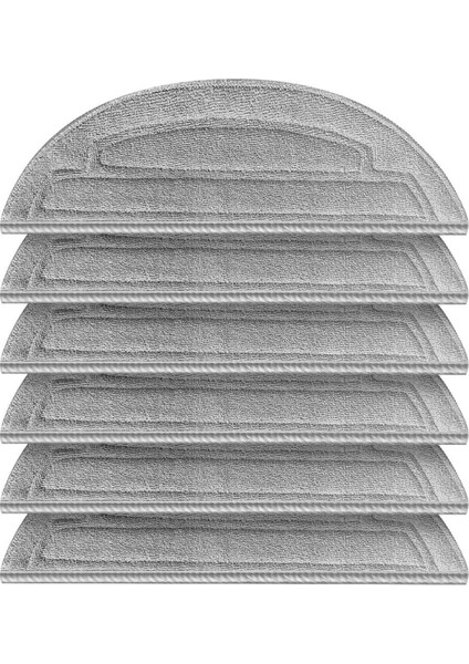 S8 Maxv Ultra / Max Robot Süpürge Paspas Pedleri Için 6 Adet Paspas Bezi Yedek Parçaları (Yurt Dışından)