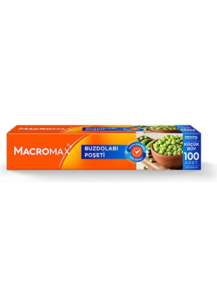 Macromax Buzdolabı Poşeti 100 Lü Küçük