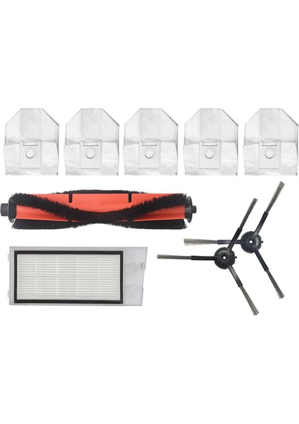 Eve Plus Elektrikli Süpürge Parçaları Ana Yan Fırça Filtresi Toz Torbası Aksesuarları Yedek Parçaları (Yurt Dışından)