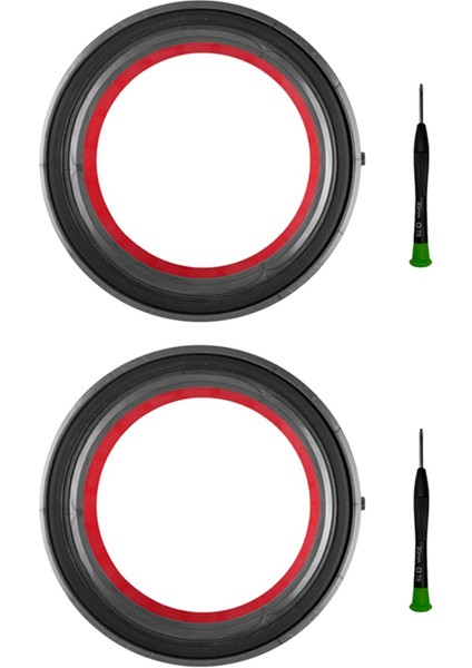 V12 V10 Slim Elektrikli Süpürge Toz Haznesi Üst Sabit Sızdırmazlık Halkası Yedek Kova Filtre Kutusu Parçaları Için 2 Adet (Yurt Dışından)
