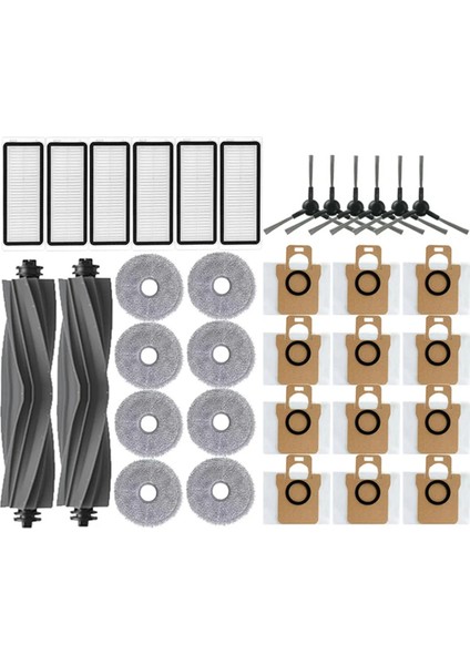 Bot L30 Ultra L20 Robot Süpürge Yedek Parçaları Sarf Malzemeleri Filtre Paspas Bezi Toz Torbası Aksesuarları (Yurt Dışından)