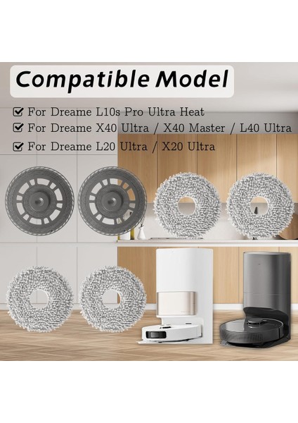 L10S Pro Ultra Heat, X40 Ultra, Master, L40 L20 Elektrikli Süpürge Plakaları Için Paspas Braketleri (Yurt Dışından) fiyatları