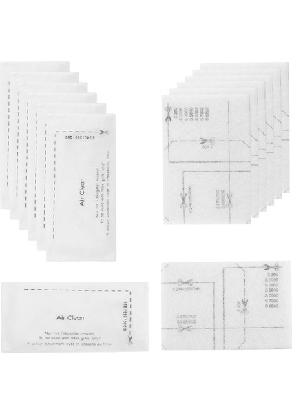 S8340 S8360, C1 C2 C3 ve Egzoz Filtresi Yedek Parça Setleri Için Elektrikli Süpürge Filtreleri (Yurt Dışından)