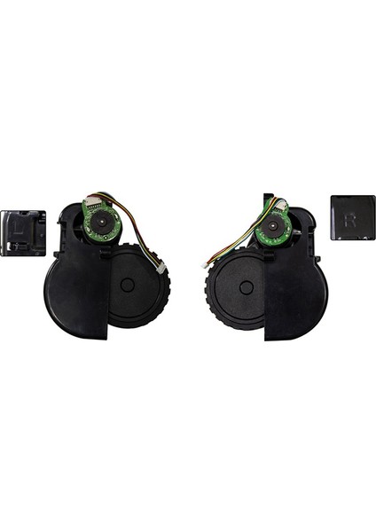 EXVAC660 EXVAC680S Robotik Yedek Parçaları Için Elektrikli Süpürge Sağ Tekerlek Motor Takımı (Yurt Dışından) indirimleri
