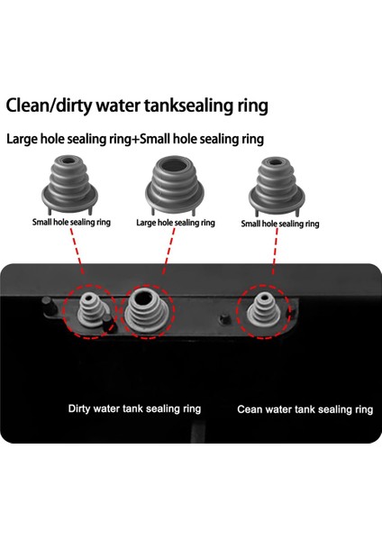 S8 Max Ultra/s8 Maxv Ultra/saros 10 R/saros Robot Süpürge Aksesuarları Için Su Tankı Kauçuk Yumuşak Fiş Parçaları (Yurt Dışından) fırsatları