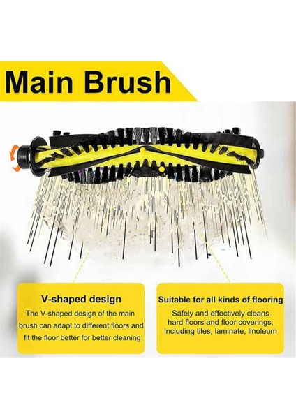 X500/X600 Süpürme Makinesi Aksesuarları Için Ana Fırça Gelişmiş Temizlik Verimliliği 1 Adet (Yurt Dışından) fiyatları