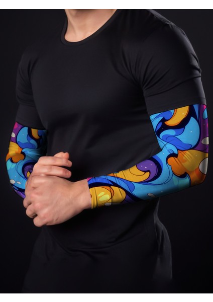 Bubble Çift Oyuncu Sporcu Kolluk Gamer Sleeve Buffed
