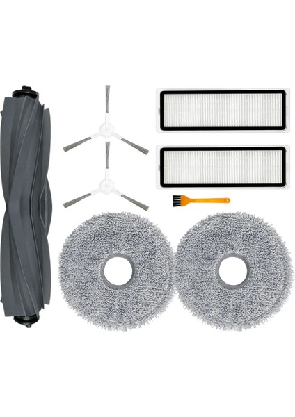 L10 Prime / L10S Pro Robot Süpürge Silindiri Yan Fırça Filtre Paspas Bezleri Bez Yedek Parça Aksesuarları (Yurt Dışından)
