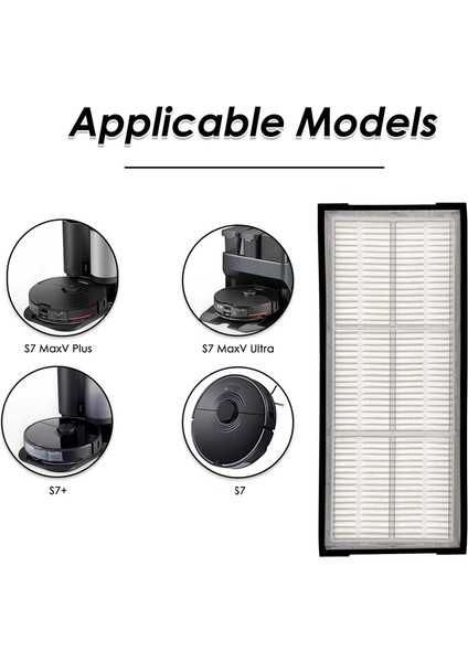 S8 Pro Ultra S8+ S7 S7+ Maxv Elektrikli Süpürge Yedek Parçaları Için Filtre Değişimi (Yurt Dışından) modelleri