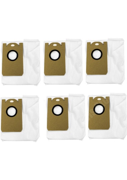 Abır R30 Robot Süpürge Için 6 Adet Toz Torbası Yedek Parça Çöp Torbaları (Yurt Dışından)
