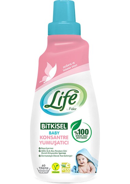 2 Adet Life By Fakir Baby Bitkisel Konsantre Yumuşatıcı 1500 ml (60 Yıkama) fiyatları