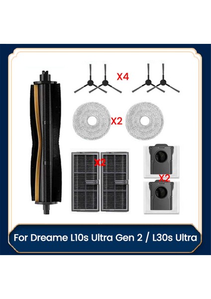 L10S Ultra Gen 2 / L30S Elektrikli Süpürge Parçaları Saç Kesme Anti-Fırça Filtresi Paspas Bezi Toz Torbası (Yurt Dışından)