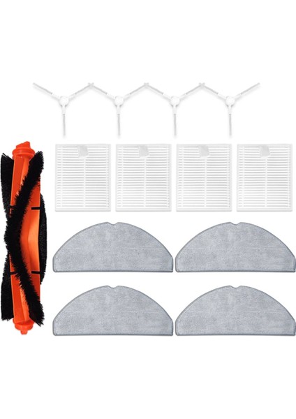 Robot Süpürge S20 / D106 Parçaları Ana Silindir Yan Fırça Filtre Paspas Bezi Aksesuarları (Yurt Dışından)