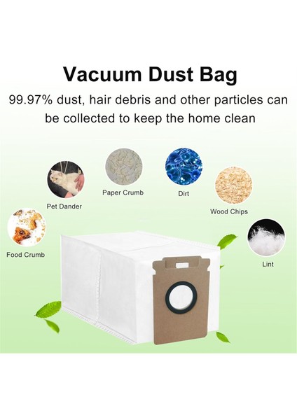 H50 Ulrta Için Toz Torbası Yedek Parçaları / Elektrikli Süpürge Aksesuarları Çöp Kutusu 10 Adet (Yurt Dışından) fırsatları