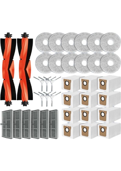 M30S D103CN Yedek Parçalar Sarf Malzemeleri Ana Yan Fırça Filtre Paspas Bezi Toz Torbaları Aksesuarlar (Yurt Dışından)