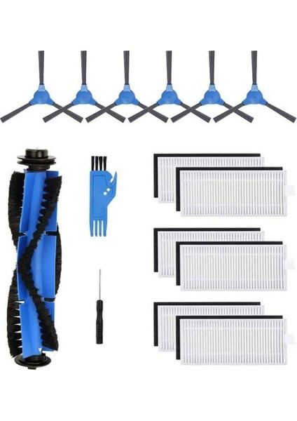 E20, E30, E31 Robot Süpürge Aksesuarları Için Yedek Parçalar Ana Fırça Yan Fırçalar Filtre (Yurt Dışından)