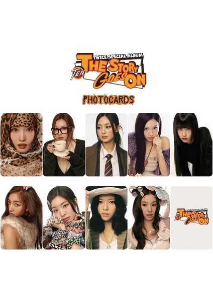 Twıce '' Ten : The Story Goes On '' Photocards Set Pob 1
