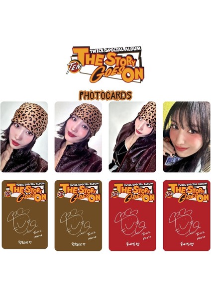 Twıce Momo '' Ten : The Story Goes On '' Photocards Set