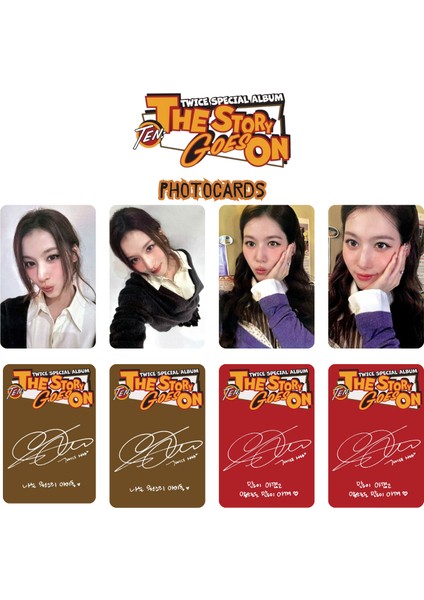 Twıce Sana '' Ten : The Story Goes On '' Photocards Set
