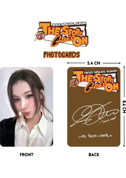 Twıce Sana '' Ten : The Story Goes On '' Photocards Set fiyatları