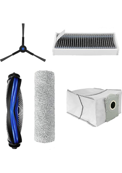X8 Pro Omni Elektrikli Süpürge Ana Yan Fırça Filtreleri Toz Torbaları Yedek Aksesuar Seti (Yurt Dışından) fiyatları