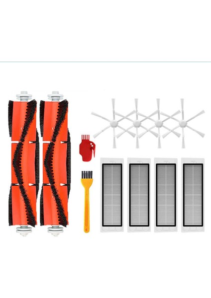 Mi Robot Vakum Mop 2 STYTJ03ZHM Filtre H Temizleyici Aksesuarları Ana Yan Fırça Yedek Parçaları (Yurt Dışından)