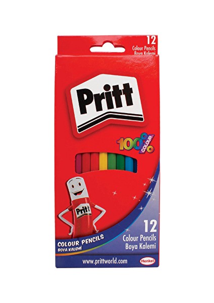 4 Adet Pritt Kuru Boya 12'li